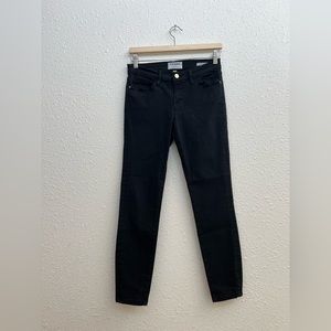 Women’s Frame Le Jeanne Skinny Jeans, Black, Size 27